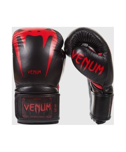 Boksikindad Venum: Venum Giant 3.0 Boxing Gloves - Nappa Leather - Black Devil