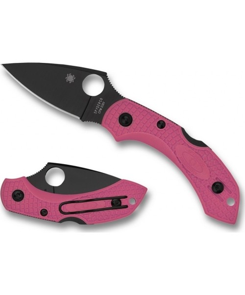 Hunting and Survival Knives Spyderco, Inc.: Sulankstomas peilis Spyderco C28FPPNS30VBK2 Dragonfly 2, rožinis