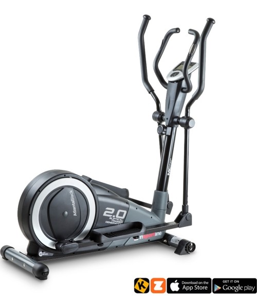 Elliptilised trenažöörid inSPORTline: Elipsinis treniruoklis inSPORTline Atlanta Black (iki150 kg, smagr. 7kg)