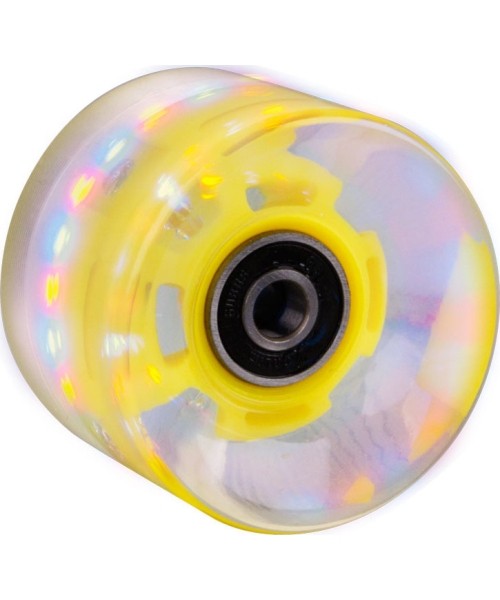 Spare Wheels for Skateboards Worker: Mini riedlentės LED ratukas 60 x 45 mm ABEC7