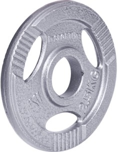 Terasest hamertonplaadid inSPORTline: Plieninis svoris olimpiniam grifui 50mm inSPORTline Hamerton 2,5kg