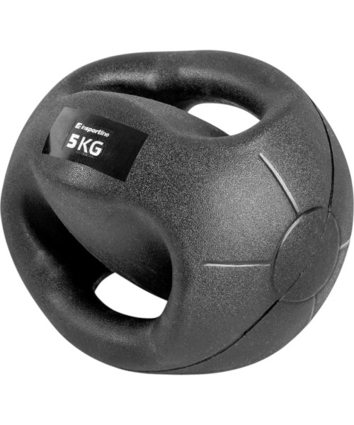 Medicine Balls With Handles inSPORTline: Medicininis kamuolys su rankenomis inSPORTline GrabMe 5kg