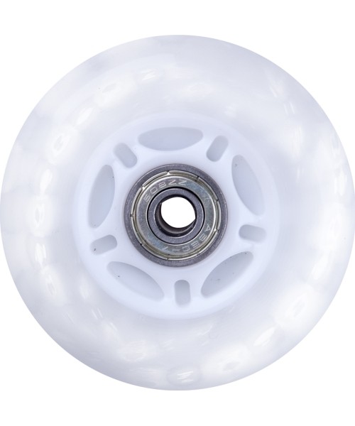 Rulluisu rattad inSPORTline: Ratukas riedučiams Worker 84 x 24 mm ABEC7 LED PU