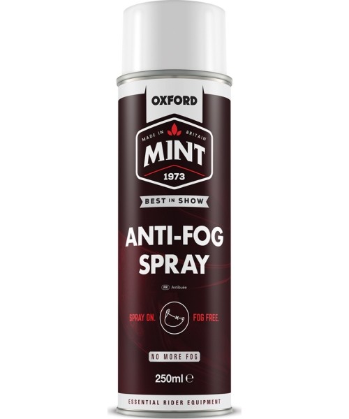 Kiivri hooldus Mint: Anti-Fog Spray Mint 250ml koos aplikaatoriga