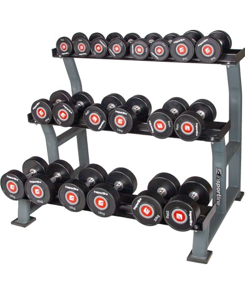 Kroomhantlid inSPORTline: Single-Handed Dumbbell Set inSPORTline Profi 2 x 2-20 kg