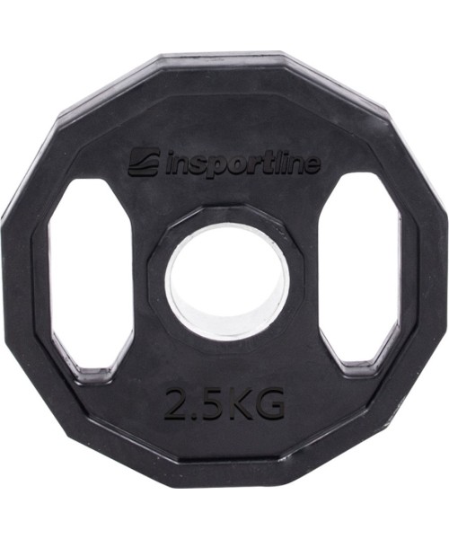 Rubber-Coated Ruberton Plates inSPORTline: Guma dengta olimpinė svarmenų lėkštė inSPORTline Ruberton 2,5 kg 50 mm