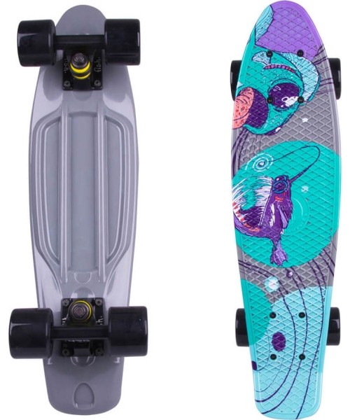 Rula Penny : Penny Board Fish Print 22"
