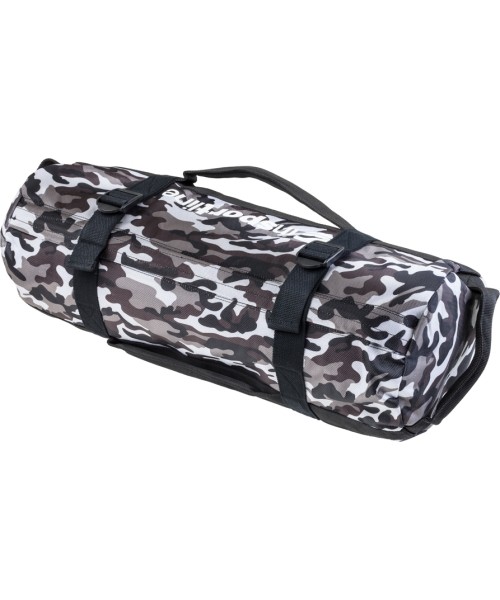 Raskuskotid inSPORTline: Keičiamo svorio jėgos maišas inSPORTline CamoBag 7/13,5/20kg