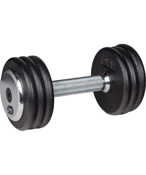 Metallist hantlid inSPORTline: Metallist hantel inSPORTline PROfist 10kg
