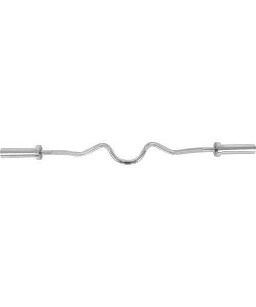 Olympic Bars 50mm inSPORTline: Curled Barbell Bar inSPORTline OLYMPIC Triceps Combo 120 cm OB-47G
