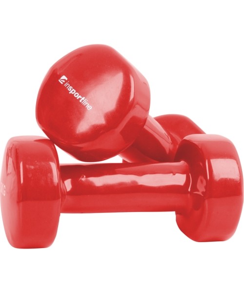 Aeroobika hantlid inSPORTline: Vinüülhantlite komplekt inSPORTline Smoothbell 2 x 1,5 kg