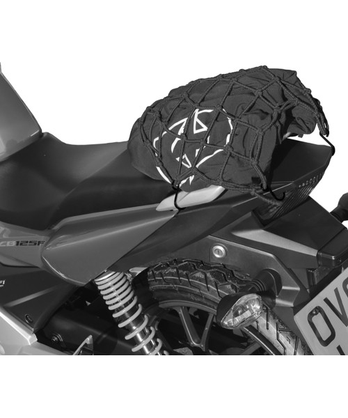 Cargo Nets and Elastic Straps Oxford: Elastic Motorcycle Cargo Net Oxford Bright 15x38.1cm