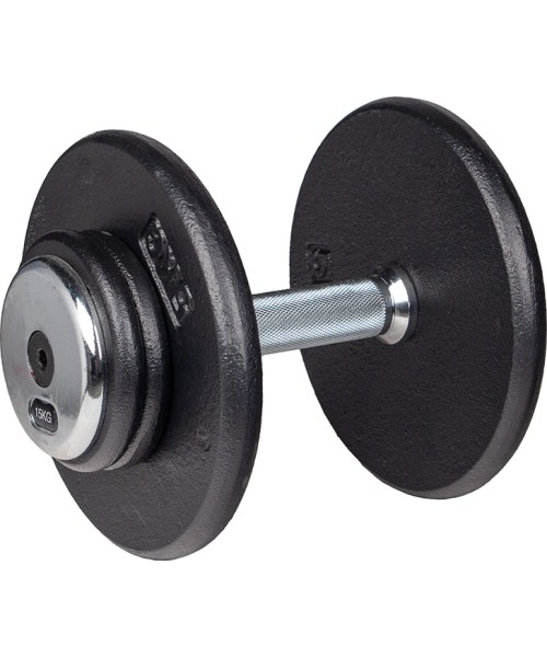 Metallist hantlid inSPORTline: Metalinis hantelis inSPORTline PROfist 15kg