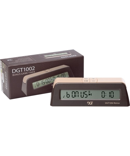 Backgammon, Chess, Checkers DGT: DGT 1002 Digital chess clock bonus timer