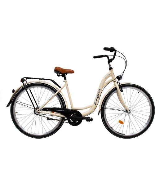 Linnarattad : Zeger Classic 28" N3 suurus 19" (48 cm) (kreem)