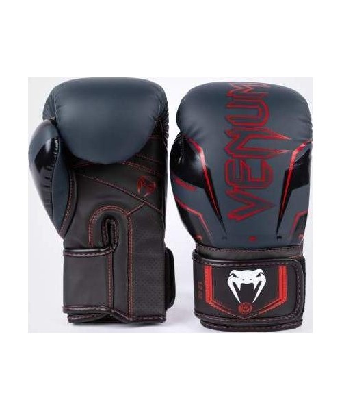 Boksikindad Venum: "Venum Elite Evo" bokso pirštinės - Navy/Black/Red