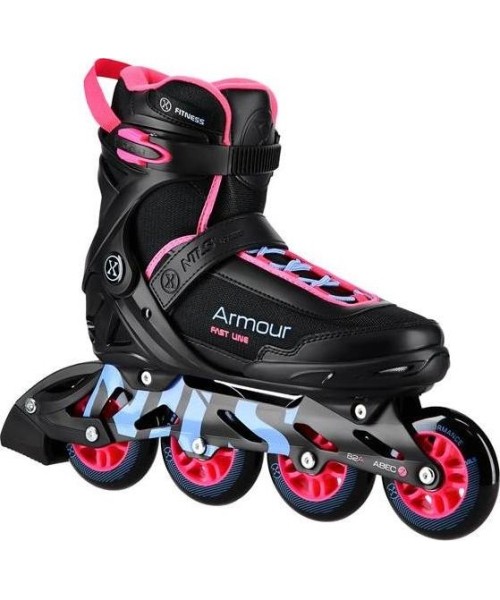 Fixed size rollers Nils Extreme: NA22151 INLINE RIEDLENTĖS ARMOUR BLACK 38 DYDIS NILS EXTREME
