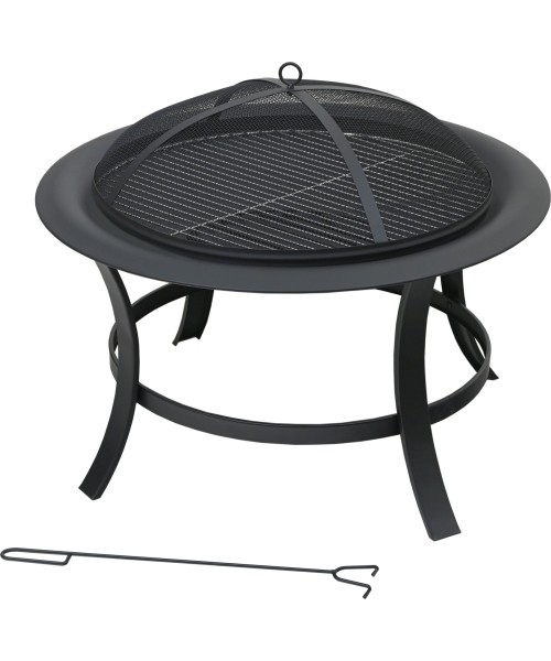 Firepits Cattara: TAAL fireplace with grill grate and lid