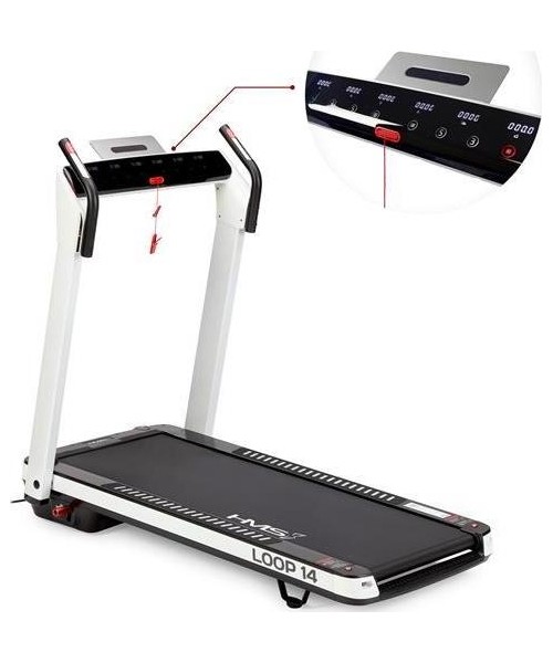 Treadmills HMS: Elektrinis bėgimo takelis HMS LOOP14