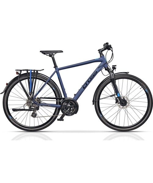 Linnarattad : CROSS Avalon Trek 28" dydis 19" (48cm) (mėlynas, matinis)