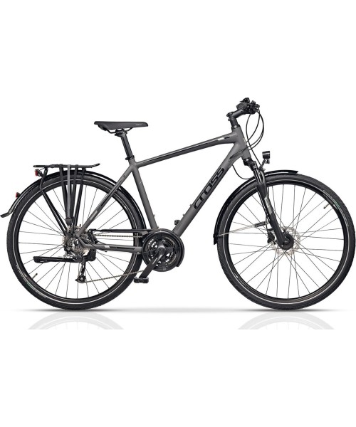 Linnarattad : CROSS Travel Trek 28" dydis 20,5" (52cm) (pilka)