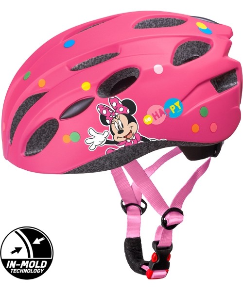 Kindad ja kiivrid : Dvirtex Minnie jalgrattakiiver, suurus 52-56 cm, roosa