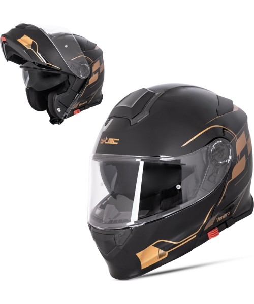 Modular Helmets W-TEC: Apverčiamas motociklininko šalmas W-TEC Venero