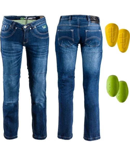 Naiste tekstiilist mootorratta püksid W-TEC: Women’s Moto Jeans W-TEC B-2012