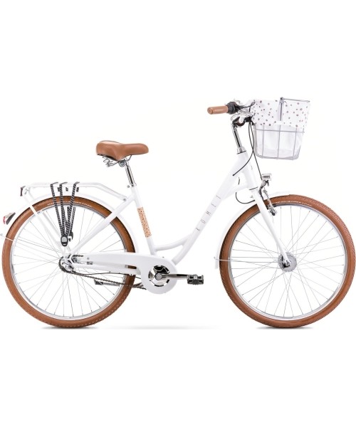 City Bikes Romet: Dviratis Romet Pop Art Classic 26 2024 white