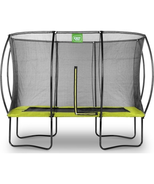 On-ground trampolines Exit: Stačiakampis batutas Exit Silhouette 214x305cm - Žalias