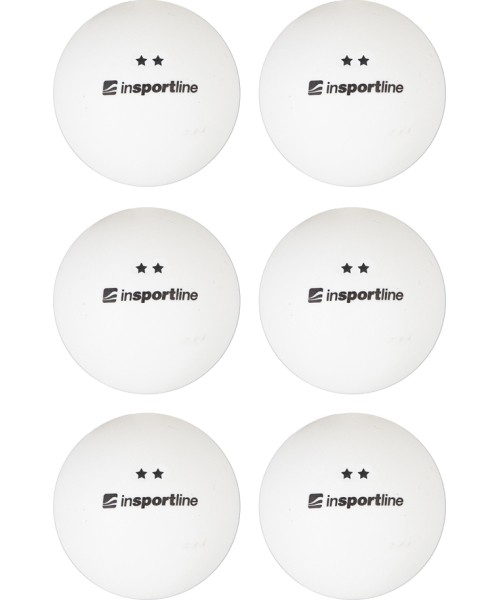 Table Tennis Balls inSPORTline: Stalo teniso kamuoliukai inSPORTline Elisenda S2 – 6vnt.